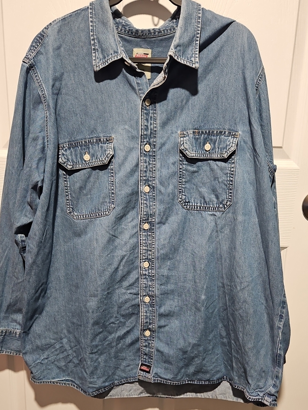 Vintage Dickies Denim Work Shirt 3XL Oversized